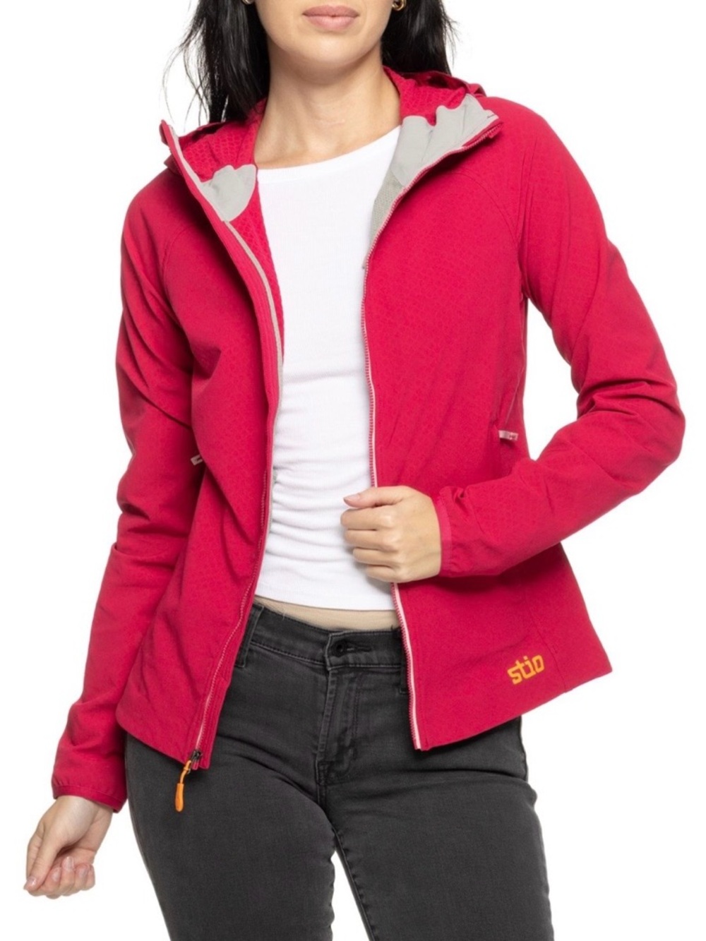 Stio Women's Sidecut Hooded Jacket Size XS in Wild Raspberry ***NWT